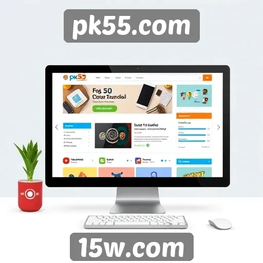 Interface do usuário no pk55.com